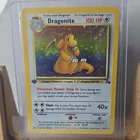 Pokémon  Fossil 1st Edition Dragonite 4/62 Holo Rare Near Mint Excellent Cond.