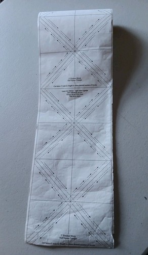 Roll of Half Square Triangles Patchwork Accessories 2" Finished Block Pattern - Picture 3 of 5