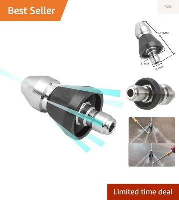 #ad Pressure Washer Sewer Jetter Nozzle with Stainless Steel Durable Design Sewe... $24.99