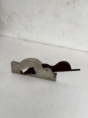 Vintage 12 mm Schulter/Falzhobel massiver Stahlkörper Palisander Keil Handwerkzeug