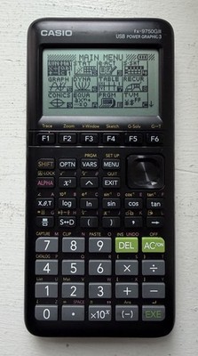 Casio fx-9750GIII Graphing Calculator Python Natural Textbook Display TESTED