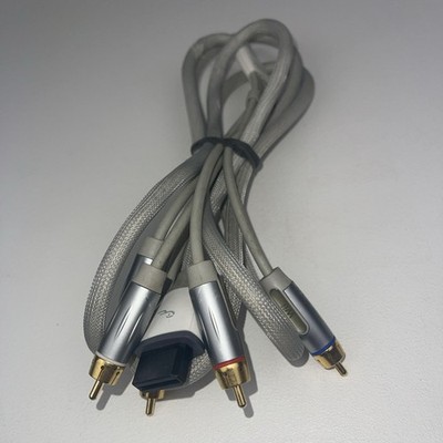 Rocketfish Nintendo Wii HD High Quality Component Cable HD AV Cord Gold, 8 Foot