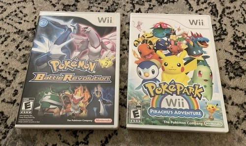 PokePark Pikachu's Adventure Pokemon Battle Revolution Nintendo Wii Game Lot CIB