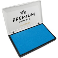 StampMark Premium Stamp Pad Large Size 3.5" x 6" - for Large, Sky Blue