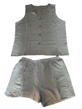 NWOT Blue Tank Top Shorts Set