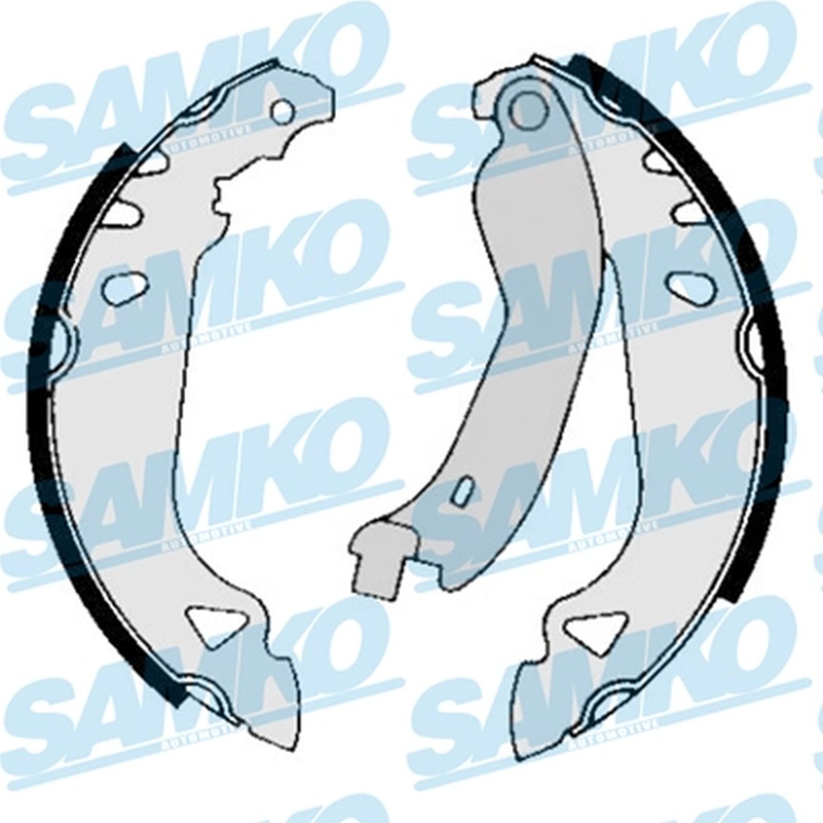 ORIGINAL® SAMKO Bremsbackensatz Hinten für Fiat PUNTO UNO (146_ 158_) PALIO