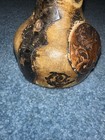 Vintage Italian Leather Wrapped Glass Decanter Wine Bottle about 1930 — photo 4