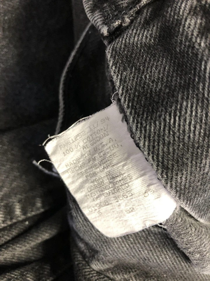 Мужские джинсы Arizona 52x30 черная джинсовая ткань прямые штанины расслабленный крой 5 карманов большие и высокие - Изображение 4 из 4