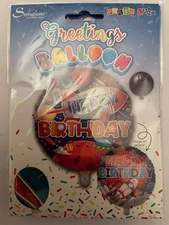 HAPPY BIRTHDAY ROCKET FOIL HELIUM BALLOON