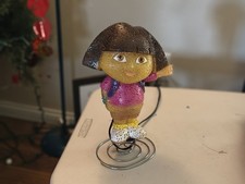 Dora the Explorer Multicolor Novelty Table Lamp for Kids Bedroom, Portable