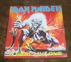 LP IRON MAIDEN A Real Live One 1993 First Pressing Inner Sleeve HEAR