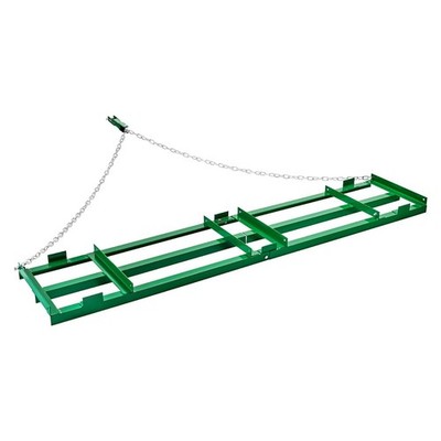 8ft Heavy Duty Tow Behind Drag Harrow Adjustable Bars 72in Chain Grader