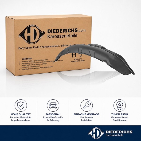 Verkleidung Radhaus Vorne Hinten Links Diederichs 4412617 FÜR Renault-image