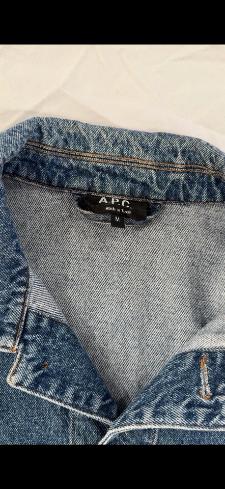 Chaqueta vaquera azul mediana de APC para hombre Foto 2 de 4