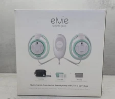 Elvie Stride Plus Double Electric Breast Pump Complete In Box with Accessories 
