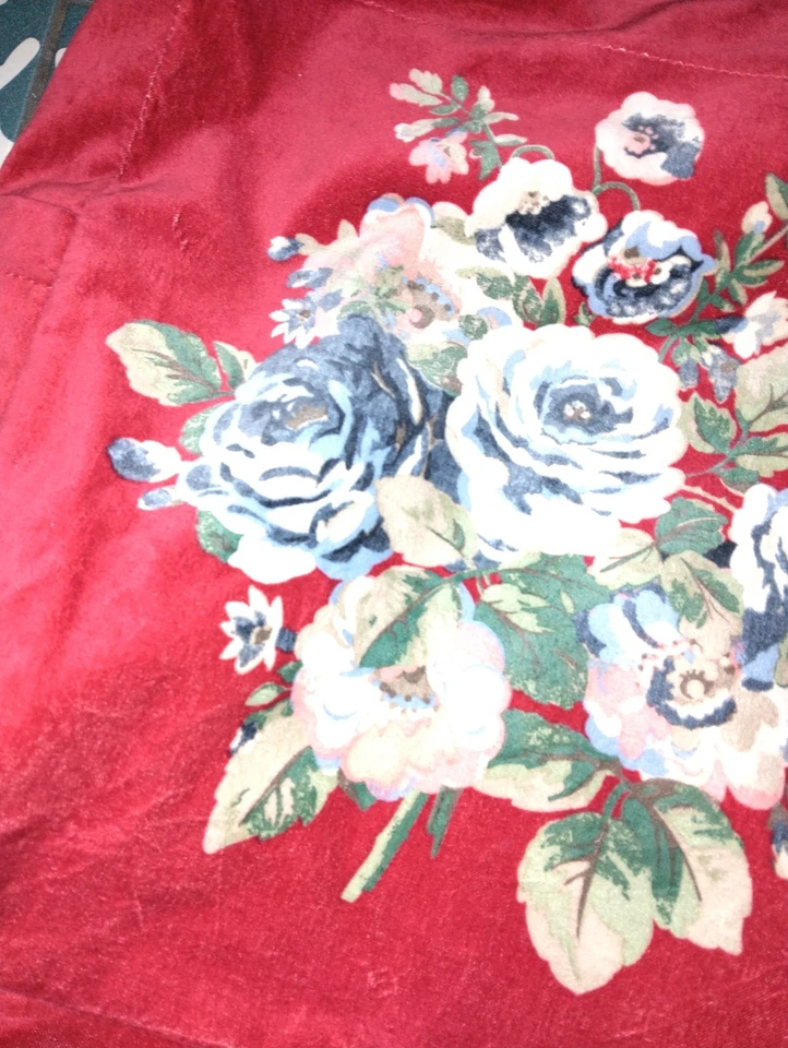 Cath Kidston Floral Velvet Messenger Shoulder Tote Bag - Image 3 of 4