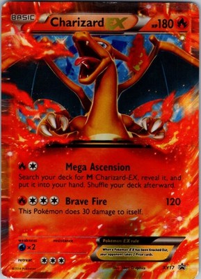Charizard EX XY17 Holo Promo XY Promo Pokemon Moderately Played