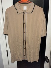 Jordan Sport Knit Button-Down Golf Top Linen ...