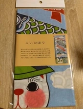 Maneki Neko Koinobori Japanese Tenugui Towel