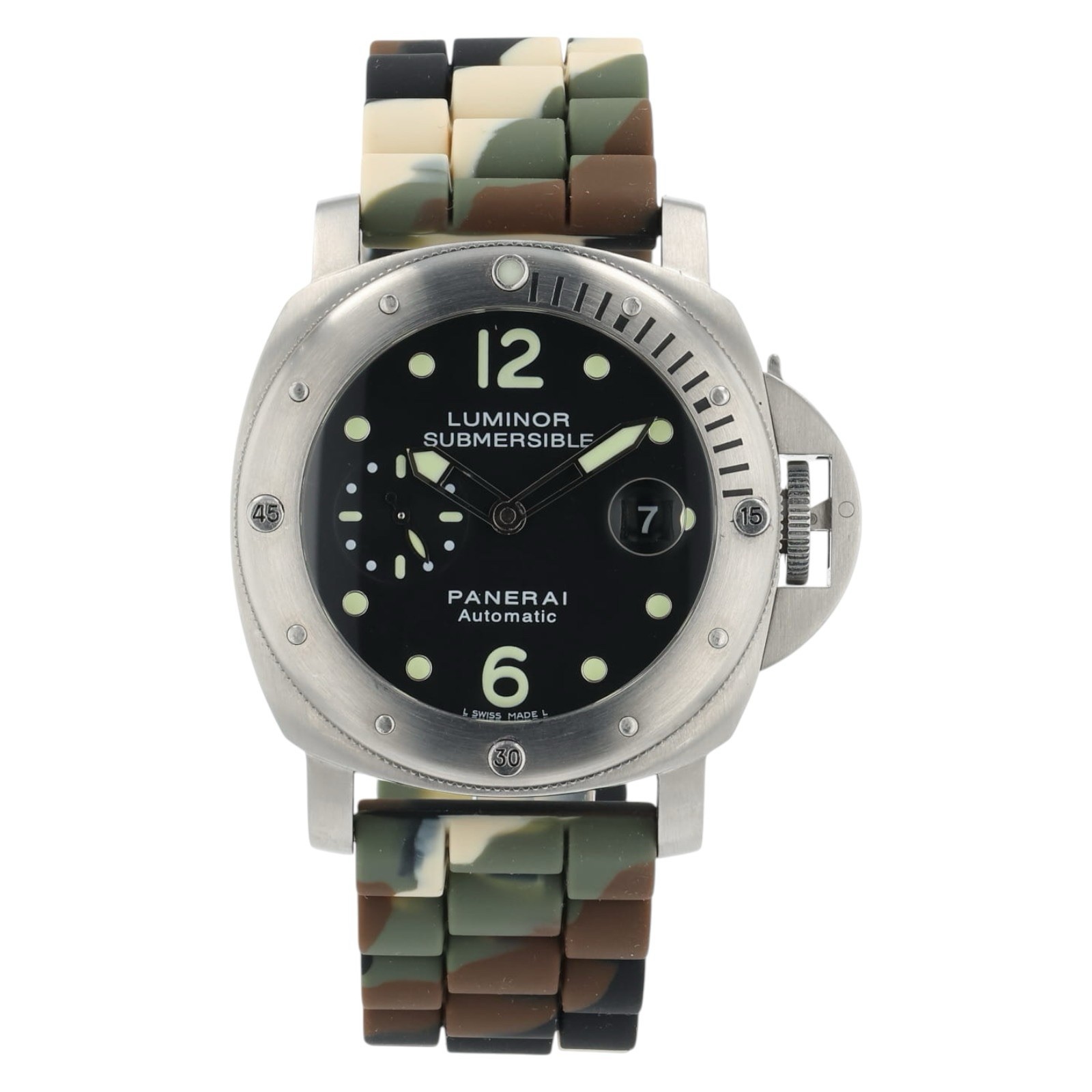 Panerai Luminor Submersible Stainless Steel Black Dial 44mm Automatic PAM00024