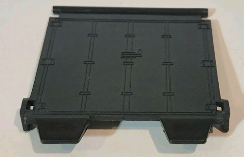 Transformers G1 Optimus Prime Trailer Door Piece #4 original 1984 Black Part - Picture 2 of 5