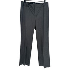 Banana Republic Martin Fit Pants 10 Gray Pinstripe Straight Leg Workwear NWT New