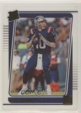 2021 Panini Clearly Donruss Rated Rookie Gold Mac Jones #55 lu0