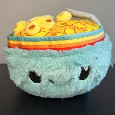Squishable x Goodles Rainbow Stripe Mac&Cheese Mini Plush NWT Comfort Food Colab