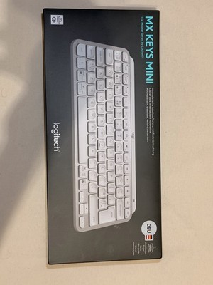 Logitech MX Keys Mini Bluetooth Tastatur QWERTZ Deutsch, beleuchtet, weiß