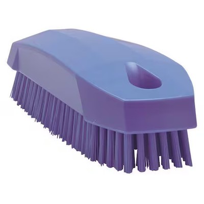 Vikan 64408 4-57/64''L Polyester Block Hand And Nail Brush