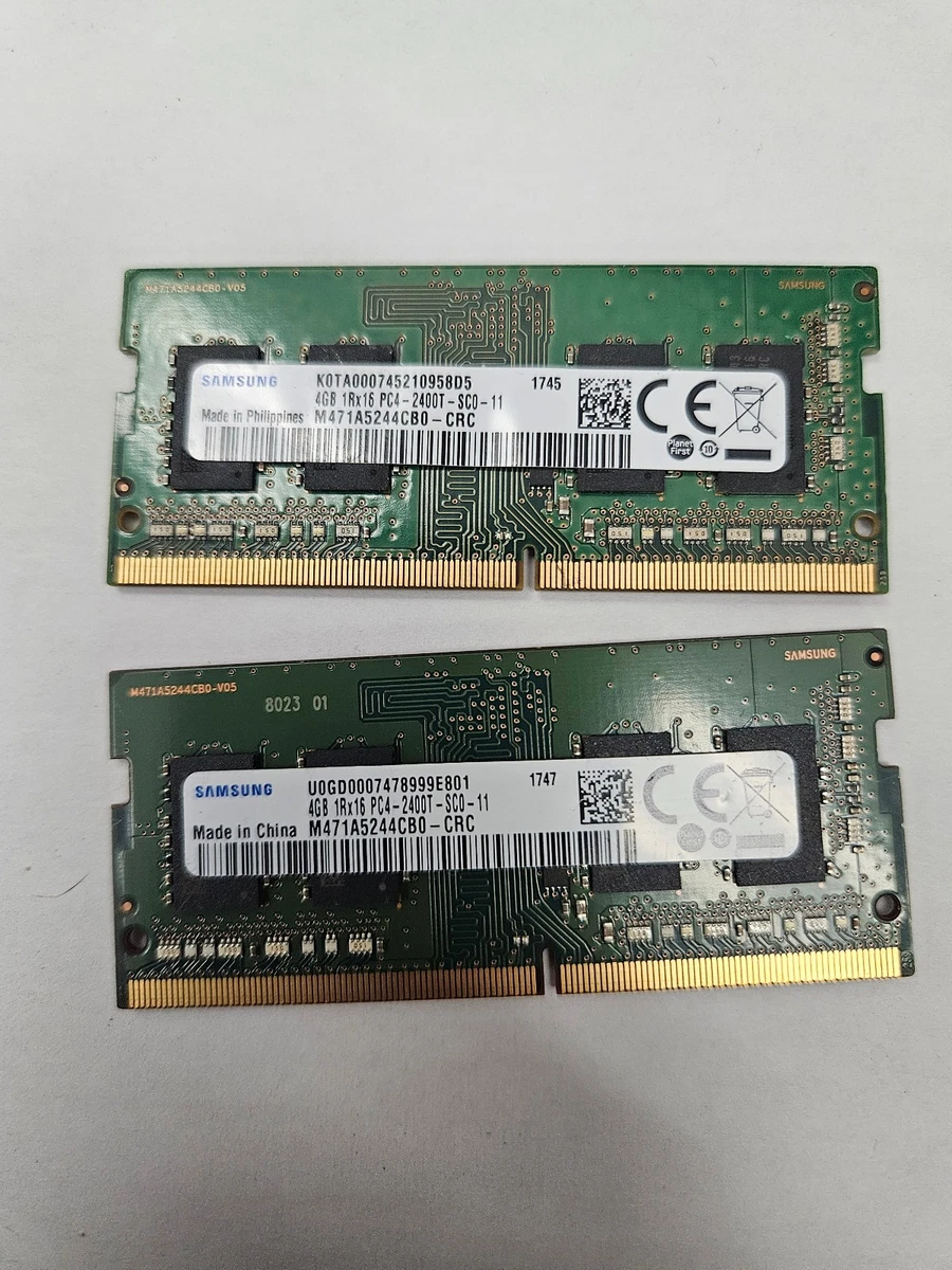 Samsung DDR4 SDRAM 4 GB Capacity per Module Memory (RAM) for sale