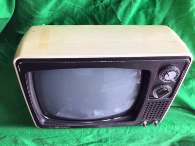 Vintage SAMPO 12” TV Black And White, Video Game Build-In VG 6512BW “READ Desc” - Image 1 of 4