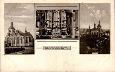AK GRUSS AUS RHEINBACH RHEIN SIEG KREIS KIRCHE 3 BILD UM 1910 WESTFALEN - Bild 1 von 2