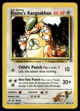 Blaine's Kangaskhan (Unlimited) Gym Heroes 36/132 LP on eBay