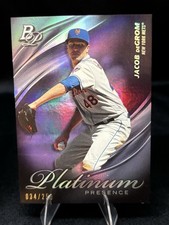 2019 Bowman Platinum Platinum Presence Purple Jacob deGrom #PP 11 /250