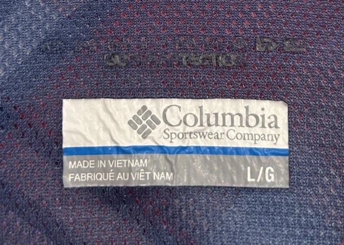 Camisa de pesca Columbia grande a cuadros con lengüeta enrollable manga larga abotonada ventilada para mujer Foto 2 de 4