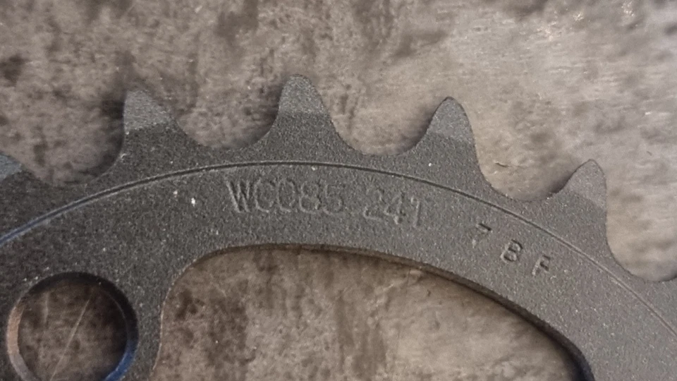 FSA 24 Teeth 68BCD 2x11 Speed Alloy Chain Ring - Shotblast Black - Image 3 of 3