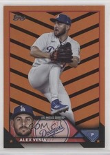 2023 Topps Update Orange & Black Foil Alex Vesia #US261 13by