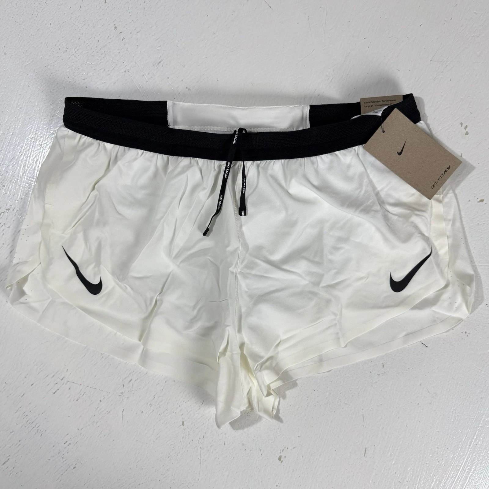 Nike Aeroswift Mens Large Dri-Fit ADV 2'Brief Lined Running Shorts FN3349-121 L