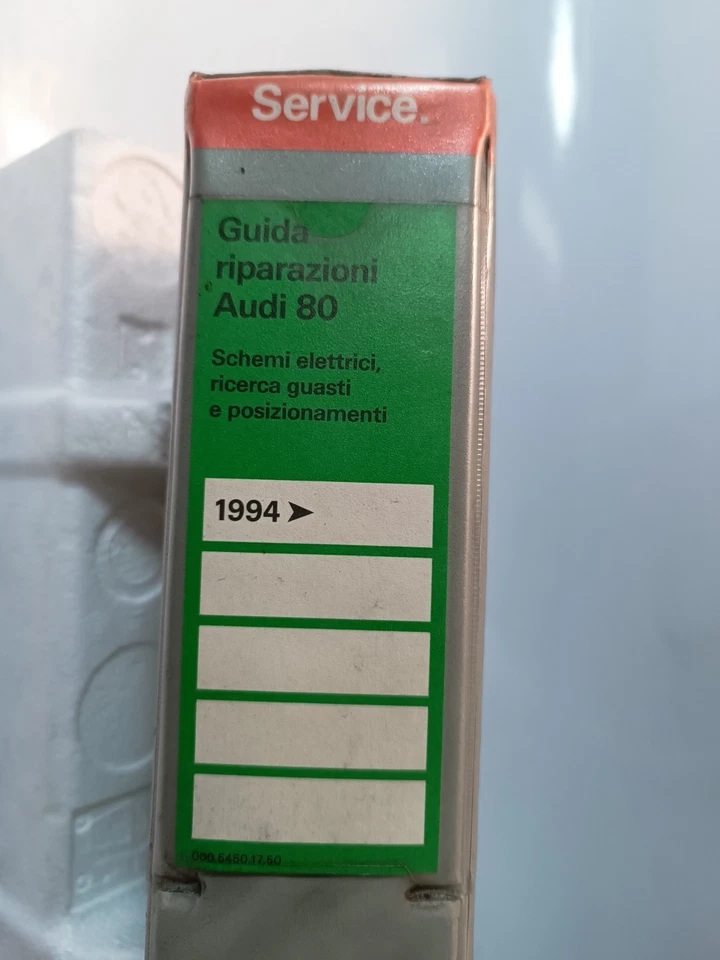 Manuale officina guida riparazioni Audi 80 1994 schemi elettrici ricerca guasti. - Immagine 2 di 4