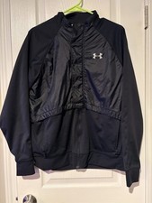 Under Armour ColdGear Fitted Full-Zip Hybrid Jacket - Men's Medium - Black