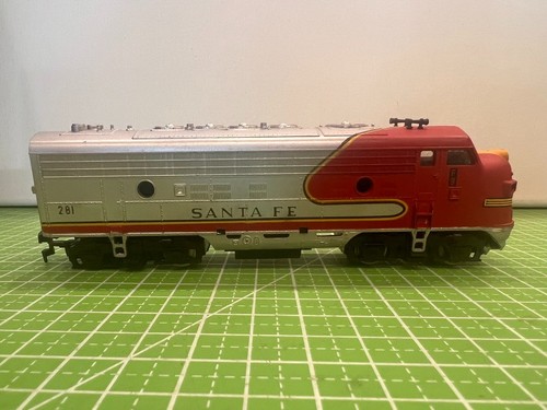 Vintage HO Scale EMD F7 Diesel Locomotive "Santa Fe" #281 Made In Yugoslavia - Picture 11 of 15