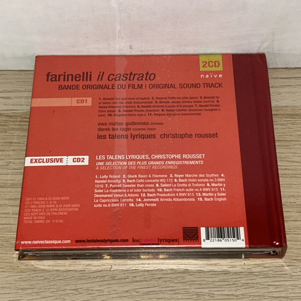 Farinelli: il Castrato [Original Soundtrack] Limited Edition 2 CD Set - 2008 - Image 3 of 4