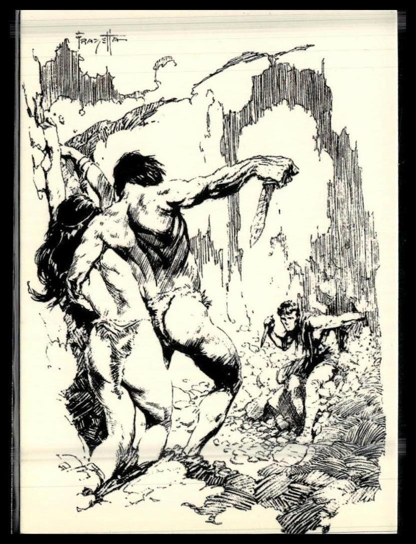 1993 Comic Images Frazetta II The Legend Continues #3 Tarzan Confronts an Enemy