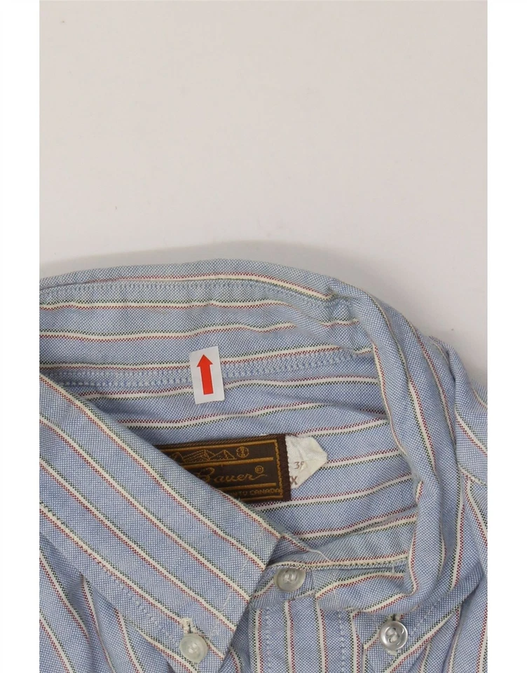 EDDIE BAUER Mens Shirt XL Blue Pinstripe QY01 - Image 4 of 4