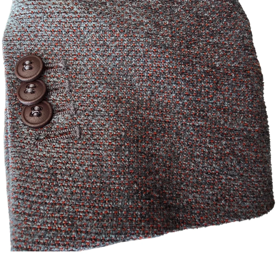 Blazer Giorgio Armani Etiqueta Negra 50it 40r Ginza Funcionamiento Puño Lona Completa Foto 3 de 4