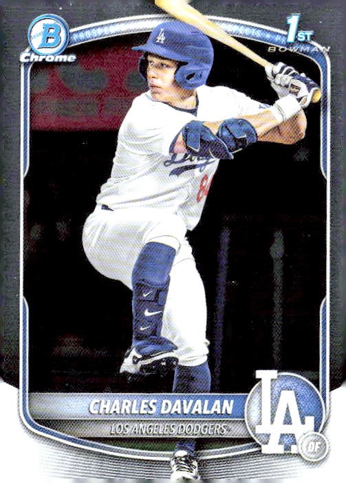 2025 Bowman Draft #BDC-96 Charles Davalan chrome