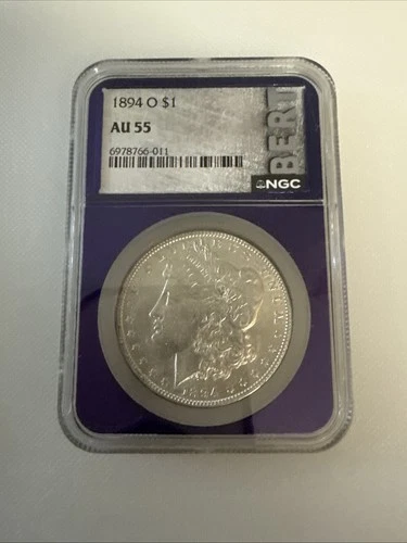 1894 O Morgan Silver Dollar NGC AU55 New Orleans Mint Coin *Rare Date* US