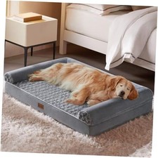 Dog Beds for Large Dogs, Orthopedic Dog Bed for 36"L x 27"W x 6.5"Th Grey