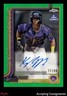 2025 Topps Pro Debut Chrome Green Refractor Kyle DeBarge 77/99 ROOKIE AUTO